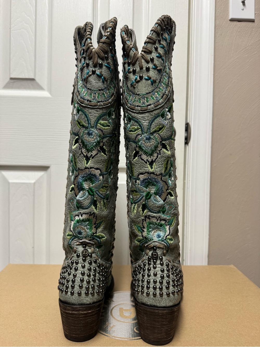 OLD GRINGO DOUBLE D RANCH Almost Famous Boot Vintage Ice -Sz 7.5 Like NEW IN BOX - Picture 10 of 13